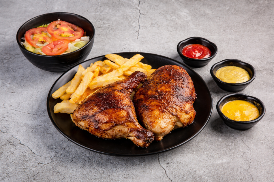 1/2 pollo completo